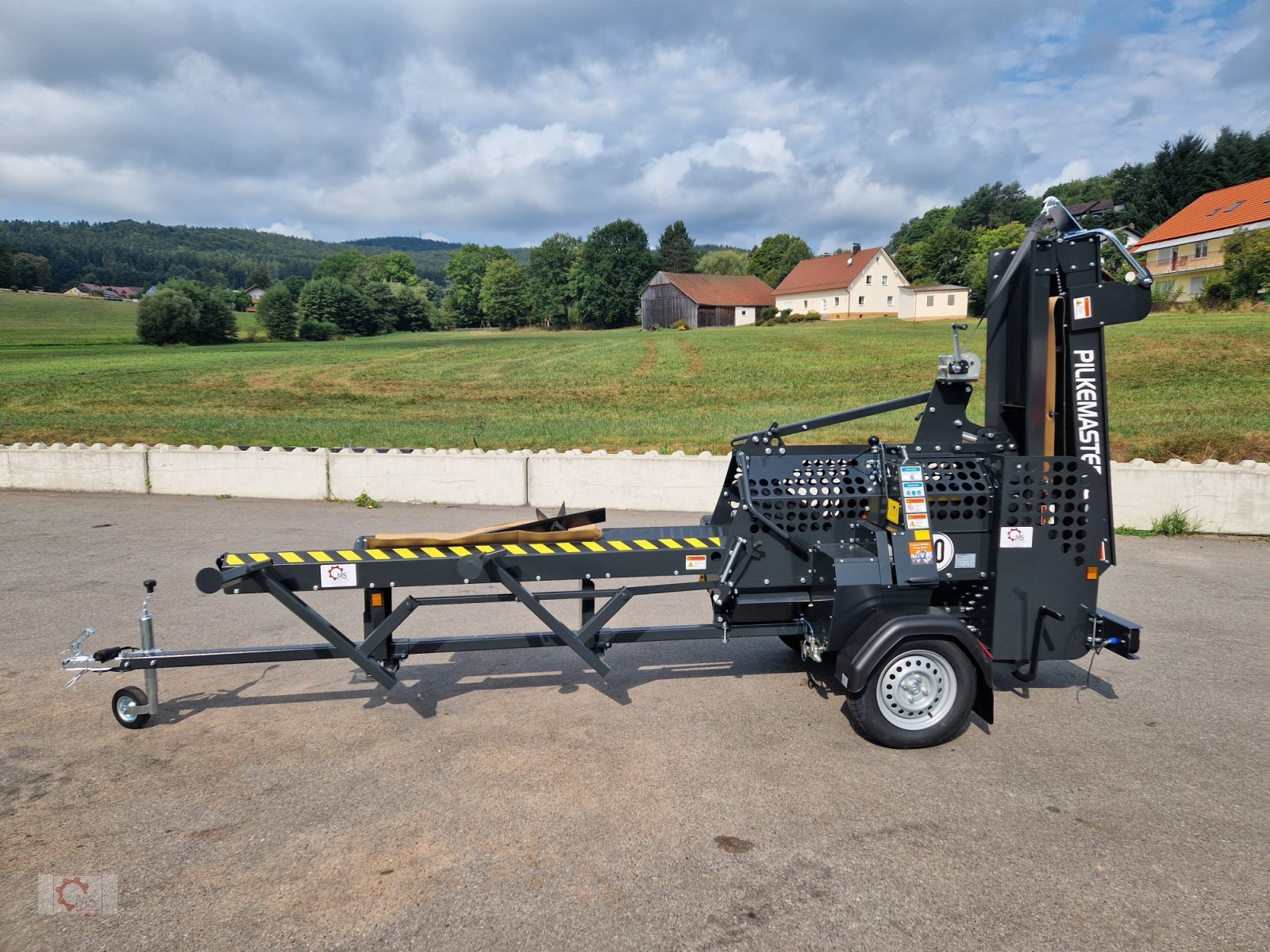 Sägeautomat & Spaltautomat del tipo Pilkemaster GO 30cm 13PS Benzinmotor Sägespaltautomat Förderband Stammheber Fahrwerk 80km/h, Neumaschine en Tiefenbach (Imagen 7)
