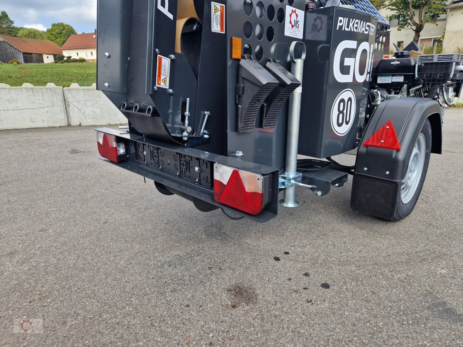 Sägeautomat & Spaltautomat del tipo Pilkemaster GO 30cm 13PS Benzinmotor Sägespaltautomat Förderband Stammheber Fahrwerk 80km/h, Neumaschine en Tiefenbach (Imagen 21)