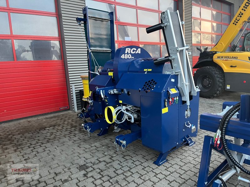 Sägeautomat & Spaltautomat des Typs Tajfun RCA 480 JOY, Neumaschine in Mainburg/Wambach