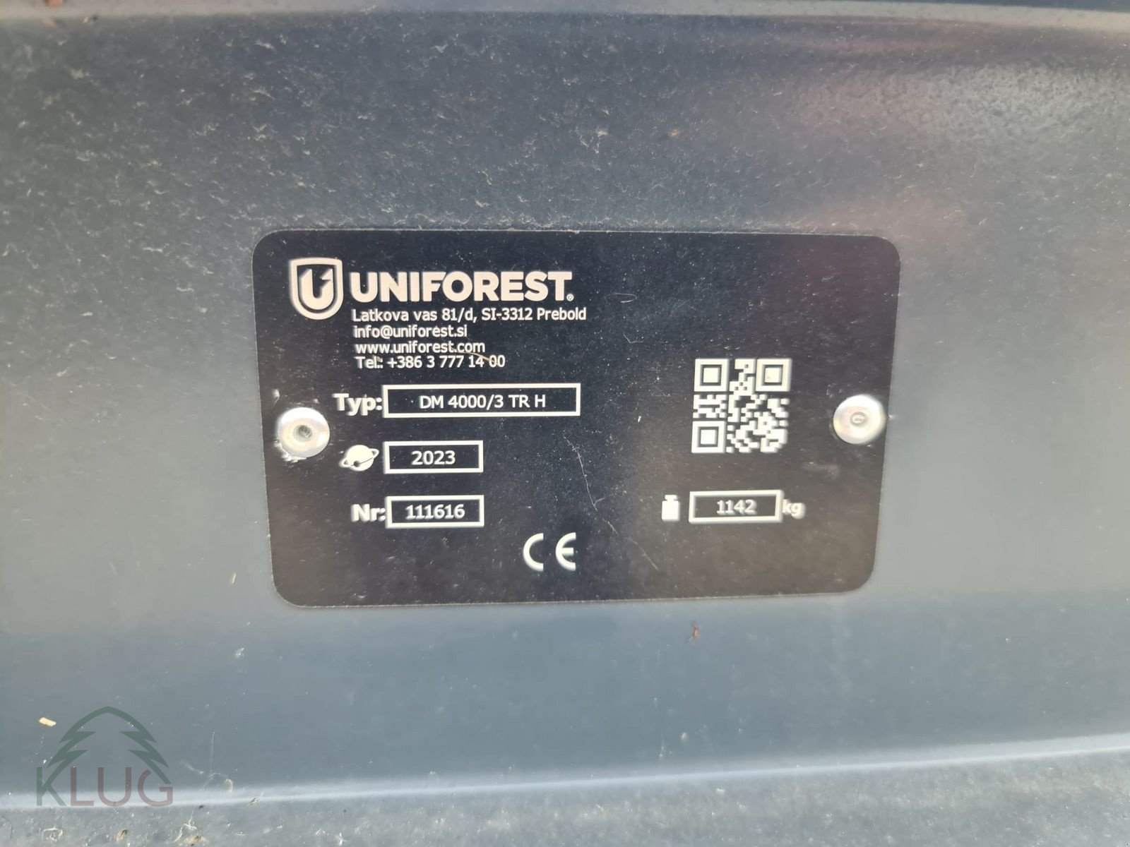 Sägeautomat & Spaltautomat Türe ait Uniforest DM 4000/3 TR H Querförderer, Gebrauchtmaschine içinde Pirching am Traubenberg (resim 4)