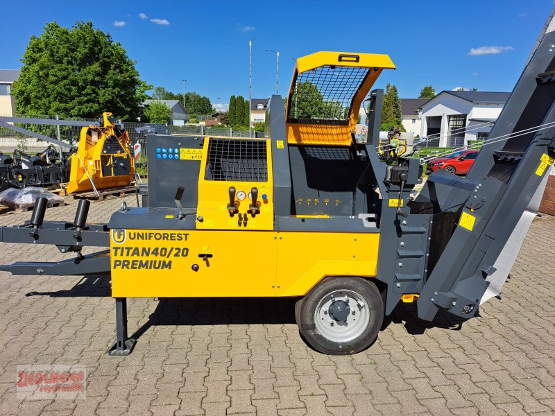 Sägeautomat & Spaltautomat des Typs Uniforest Titan 40/20 Sägespaltautomat, Neumaschine in Rottenburg a.d. Laaber