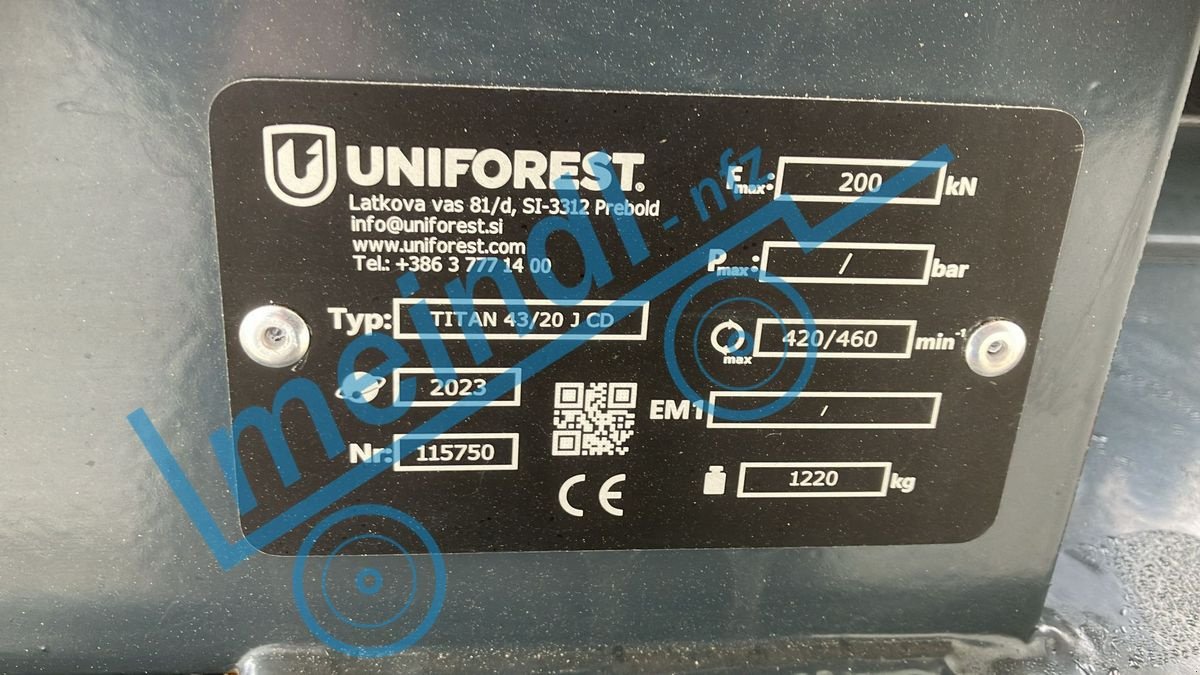 Sägeautomat & Spaltautomat a típus Uniforest Titan 43/20J, Neumaschine ekkor: Eferding (Kép 8)