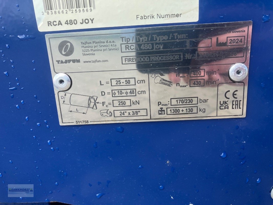 Sägeautomat & Spaltautomat του τύπου Unterreiner RCA 480 JOY, Neumaschine σε Aurich (Φωτογραφία 14)