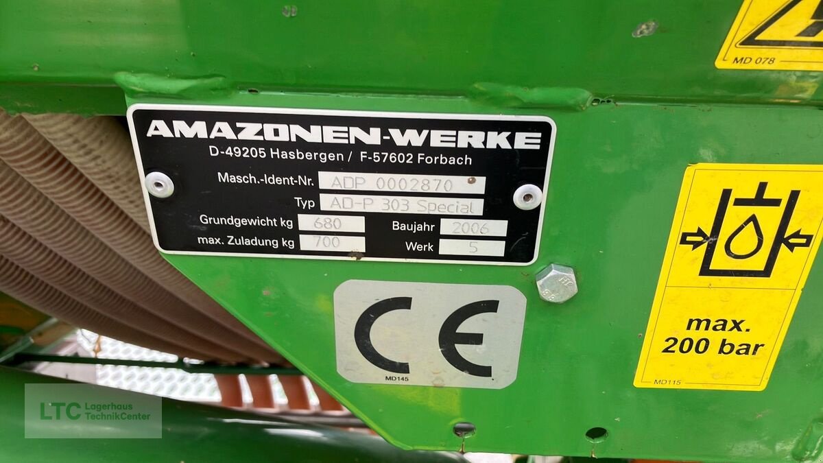 Sämaschine Türe ait Amazone Ad-P 303 Special+ KE 303, Gebrauchtmaschine içinde Redlham (resim 18)