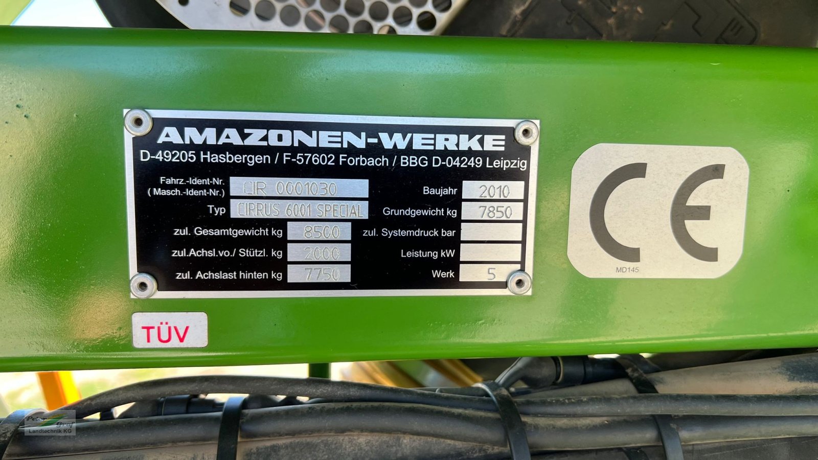 Sämaschine типа Amazone Cirrus 6001 Special, Gebrauchtmaschine в Pegnitz-Bronn (Фотография 10)