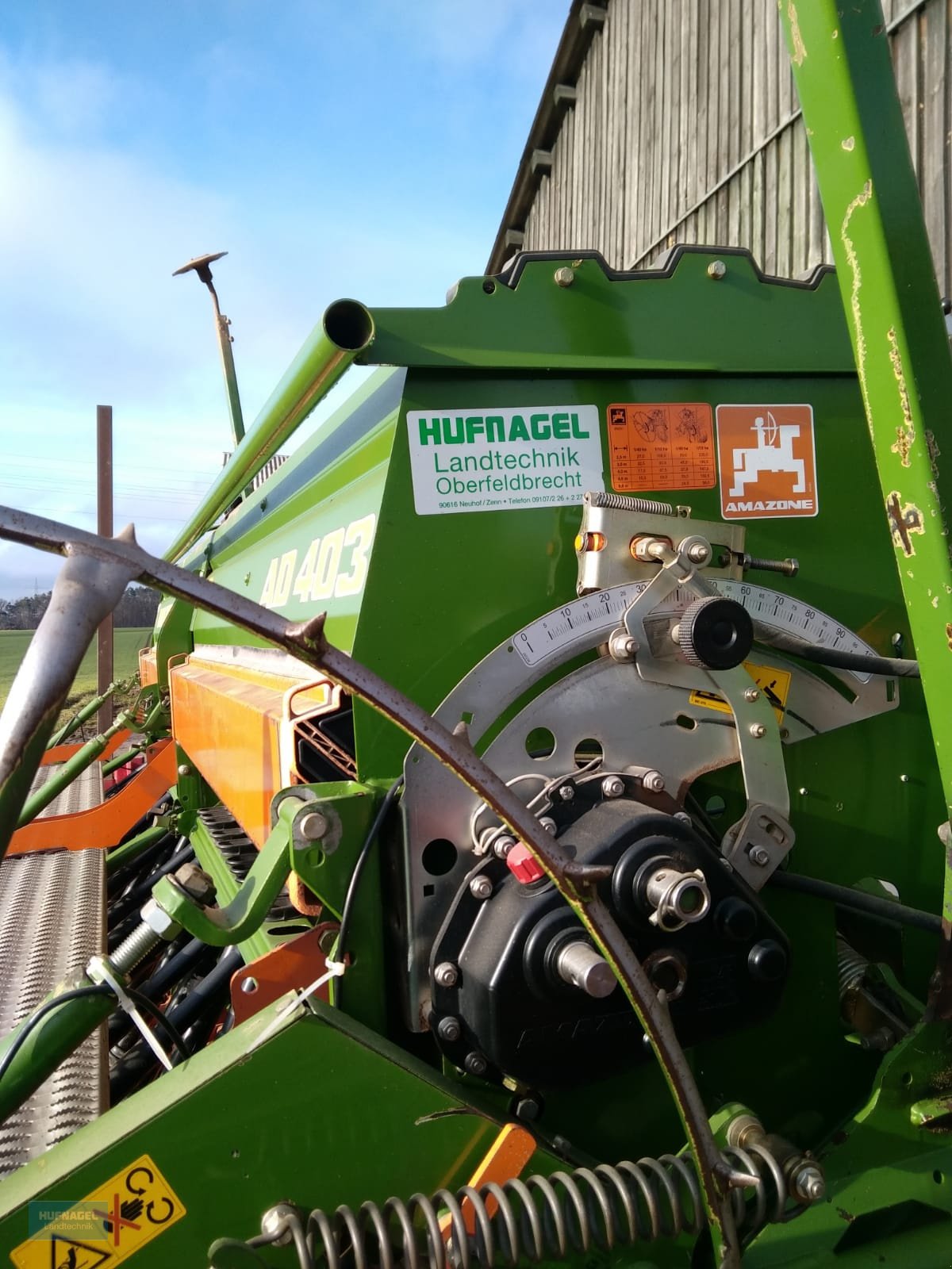 Sämaschine des Typs Amazone KG 403 + AD 403, Gebrauchtmaschine in Neuhof-Zenn (Bild 9)