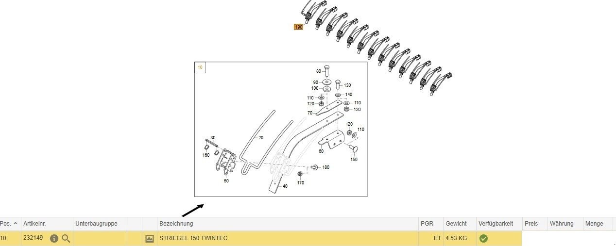 Sämaschine a típus Amazone TwinTec Striegel Satz Avant 6002-2 komplett, Gebrauchtmaschine ekkor: Husum (Kép 3)