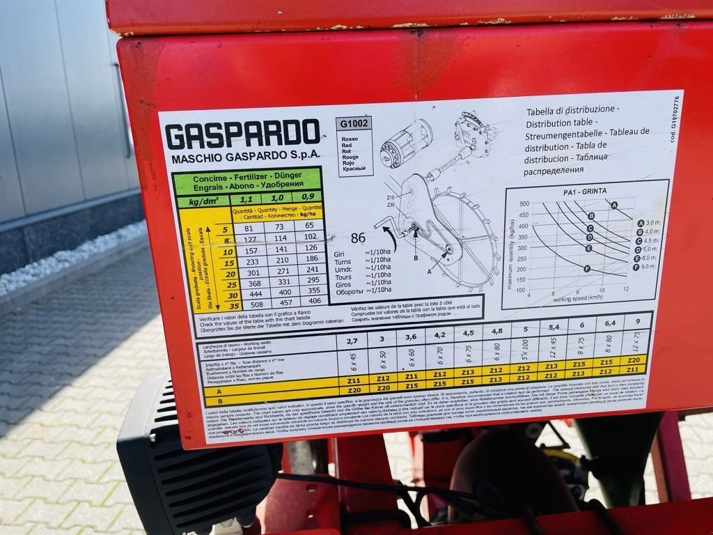 Sämaschine of the type Gaspardo Fronttank mechanisch PA, Neumaschine in Coevorden (Picture 7)