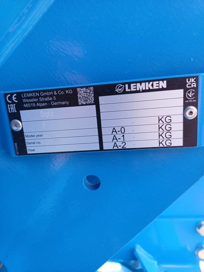 Sämaschine of the type Lemken Saphir 9/300 auf Trapezpackerwalze, Neumaschine in Harmannsdorf (Picture 4)