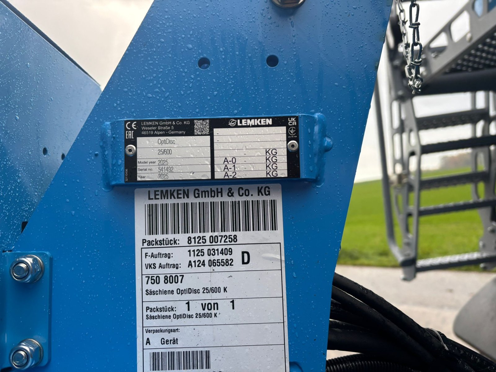 Sämaschine Türe ait Lemken Zirkon 12/600 KA Solitair 25/600 OptiDisc, Gebrauchtmaschine içinde Regensburg (resim 19)