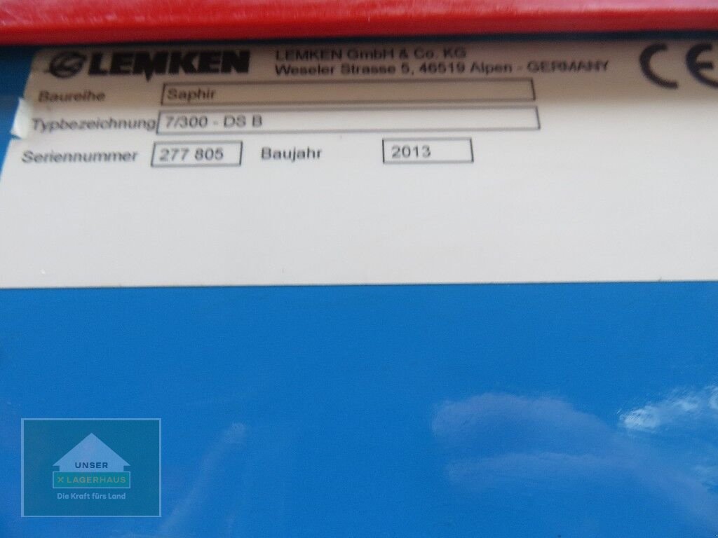 Sämaschine typu Lemken Zirkon 8 & Saphir 7, Gebrauchtmaschine v Hofkirchen (Obrázek 11)