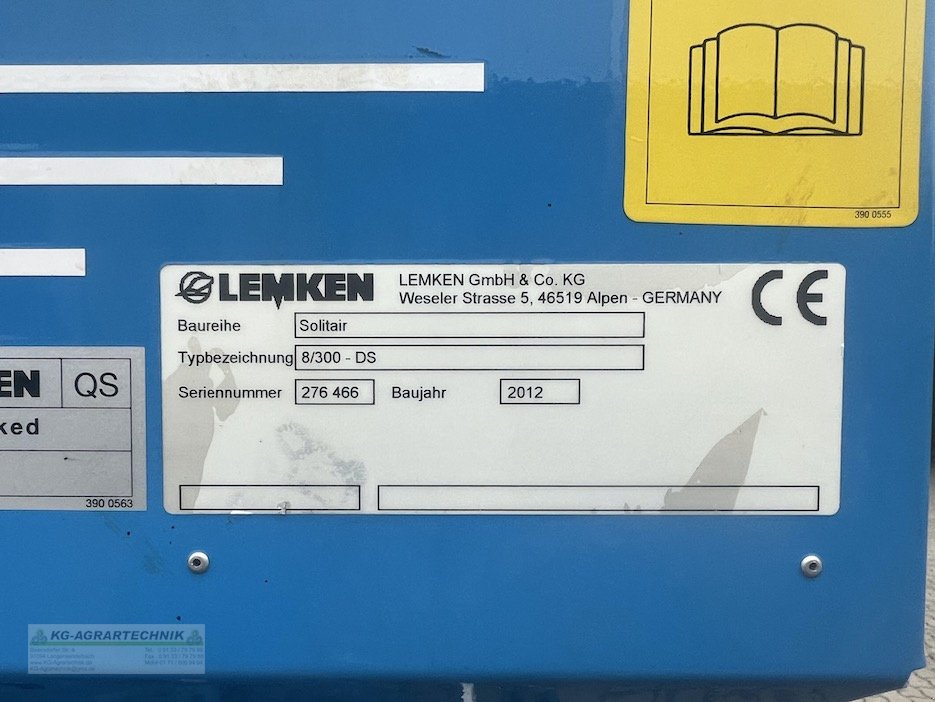 Sämaschine tip Lemken Zirkon 9/300 + Solitair 8/300 Säkombination, Gebrauchtmaschine in Langensendelbach (Poză 14)