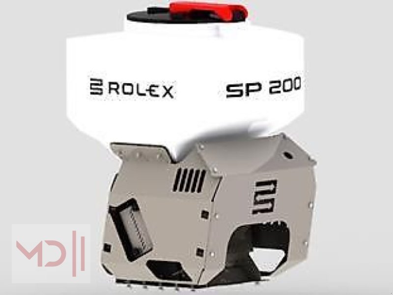 Sämaschine des Typs MD Landmaschinen MD Rol-Ex pneumatischer Nachsaatenstreuer SP 200, Neumaschine in Zeven (Bild 1)