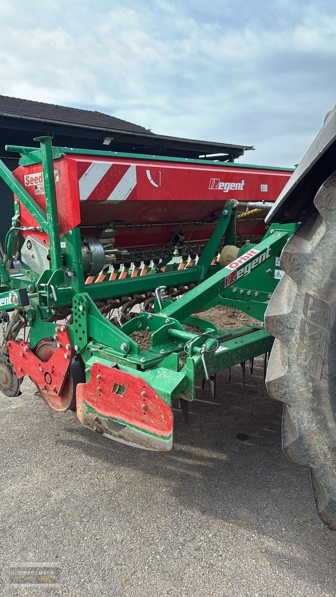 Sämaschine Türe ait Regent Orbit 3000M + Seedstar 312 mit Doppelscheibensch, Gebrauchtmaschine içinde Aurolzmünster (resim 2)
