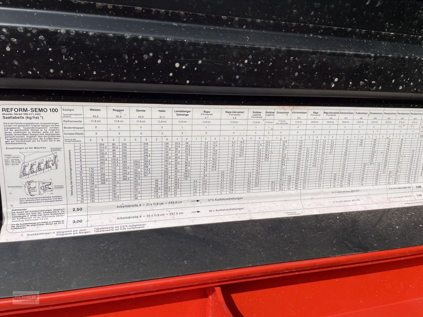 Sämaschine des Typs Sonstige Kuhn Kreiselegge/Reform Semo 100, Gebrauchtmaschine in Wieselburg Land (Bild 11)