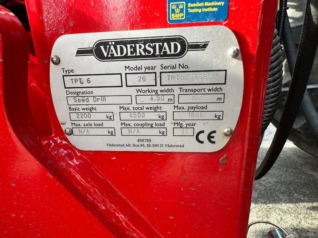 Sämaschine typu Sonstige V&auml;derstadt Tempo 6, Gebrauchtmaschine v BENNEKOM (Obrázek 11)