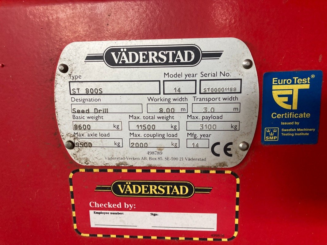 Sämaschine des Typs Väderstad Spirit 800 S, Gebrauchtmaschine in Burkau (Bild 7)
