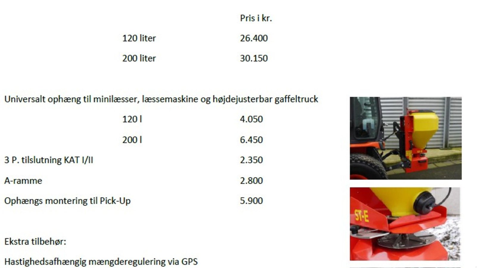 Sandstreuer & Salzstreuer des Typs Adler Arbeitsmaschinen ST-E 120-200 liter, Gebrauchtmaschine in Vrå (Bild 12)