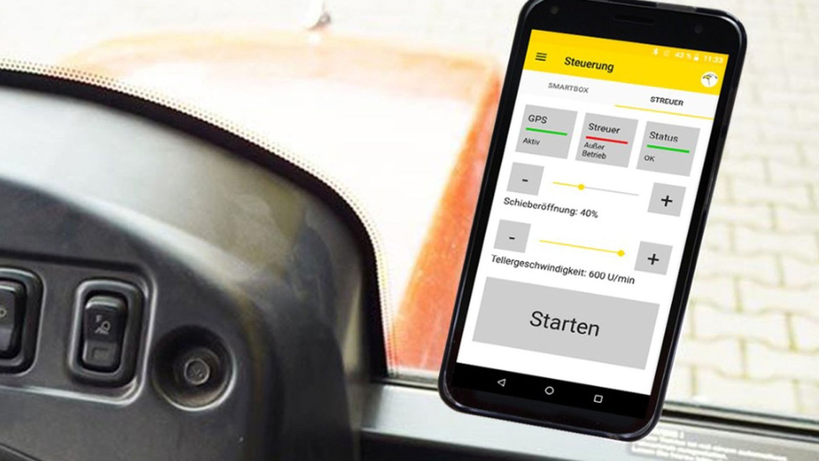 Sandstreuer & Salzstreuer za tip Adler Arbeitsmaschinen ST-E 120-200 liter, Gebrauchtmaschine u Vrå (Slika 8)