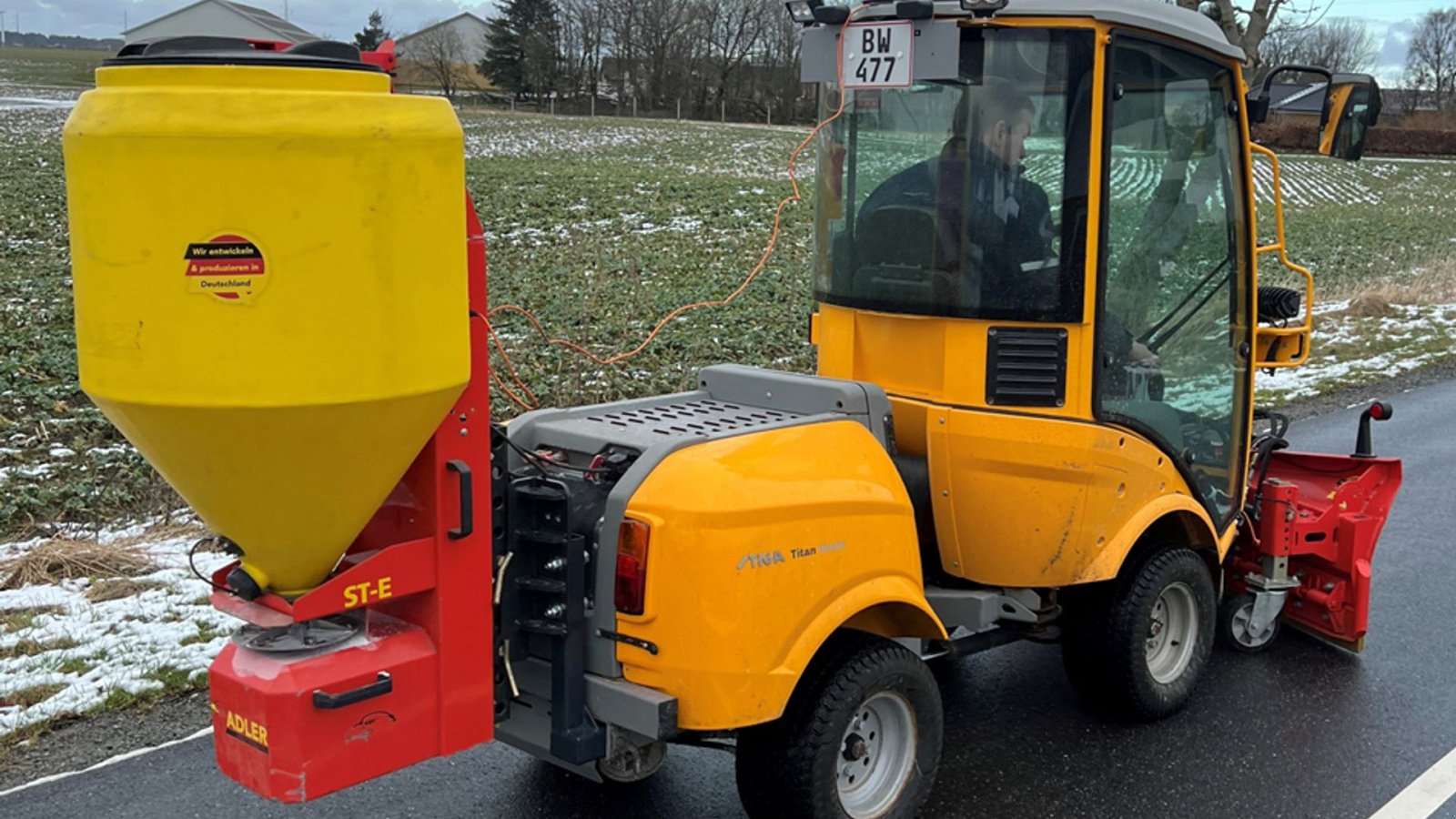 Sandstreuer & Salzstreuer za tip Adler Arbeitsmaschinen ST-E 120-200 liter, Gebrauchtmaschine u Vrå (Slika 9)