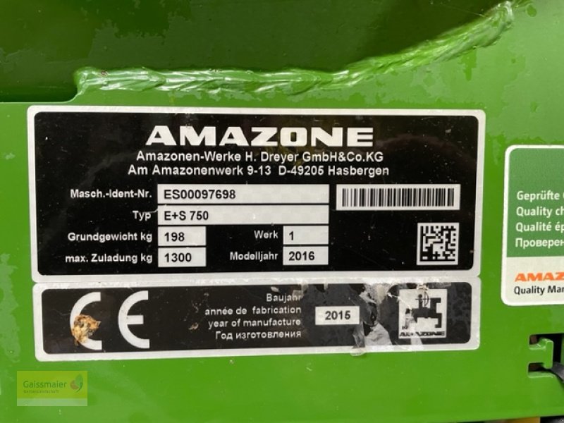 Sandstreuer & Salzstreuer от тип Amazone E+S 750, Gebrauchtmaschine в Freising (Снимка 7)