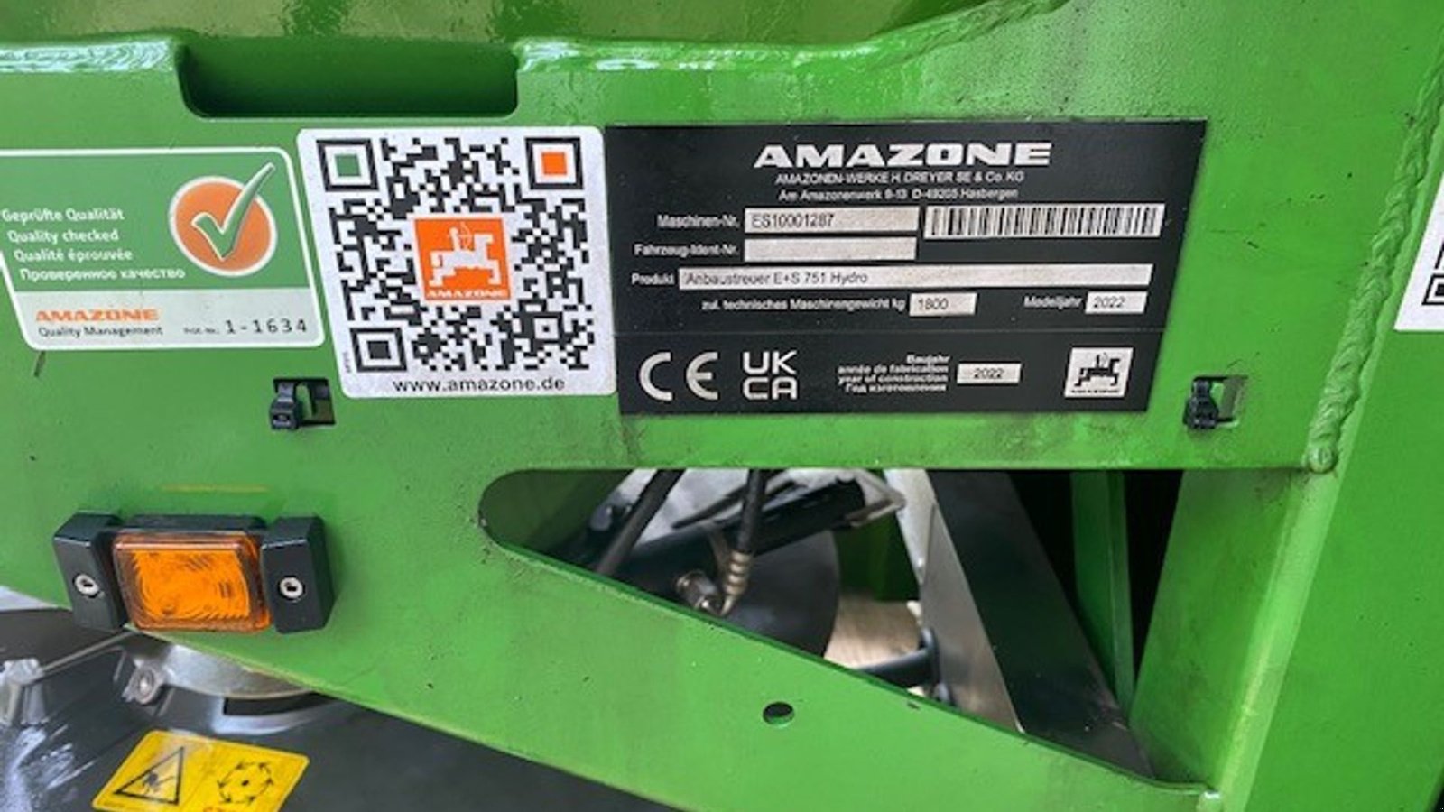 Sandstreuer & Salzstreuer of the type Amazone E+S 751, Gebrauchtmaschine in Helsinge (Picture 5)