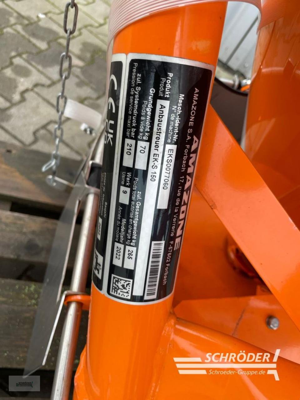 Sandstreuer & Salzstreuer του τύπου Amazone EK-S 150, Gebrauchtmaschine σε Wildeshausen (Φωτογραφία 3)