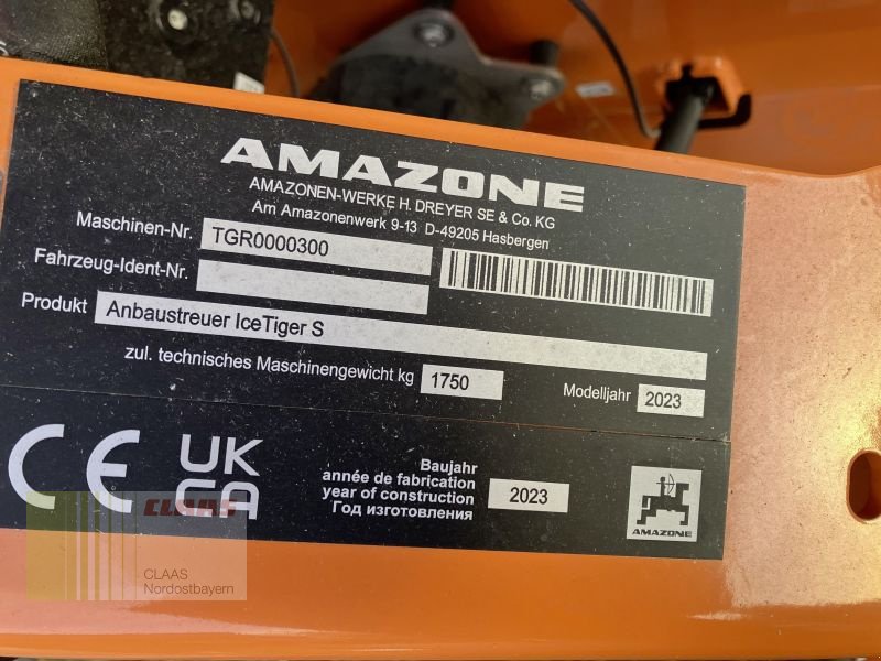 Sandstreuer & Salzstreuer Türe ait Amazone ICETIGER S, Neumaschine içinde Gefrees (resim 14)