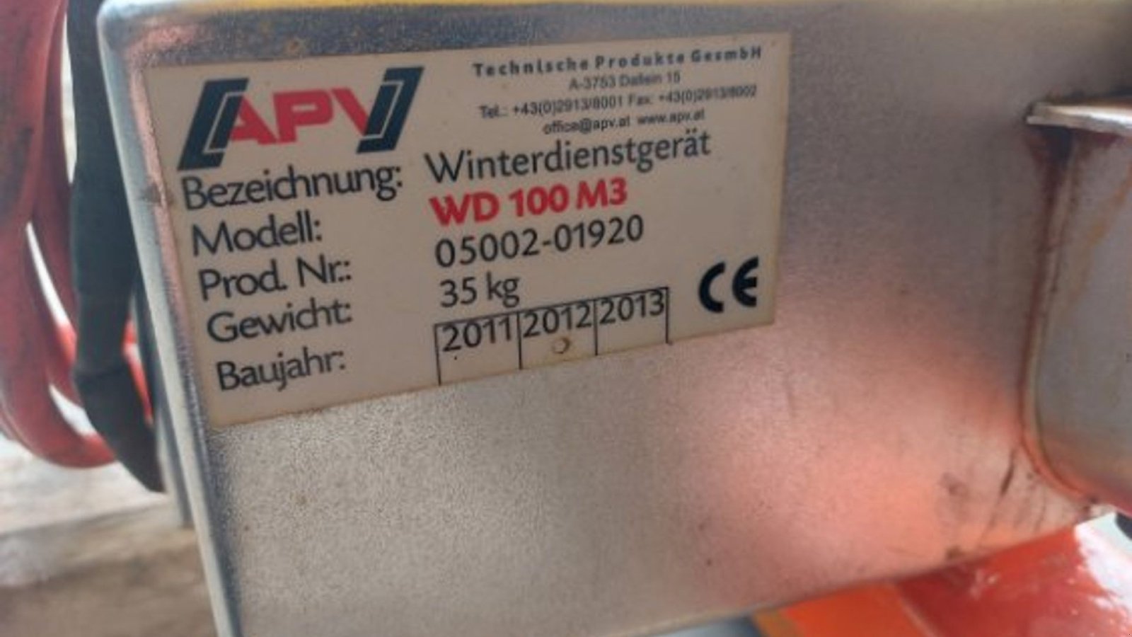 Sandstreuer & Salzstreuer типа APV WD 100 M3 WD 100 M3, Gebrauchtmaschine в Odense SV (Фотография 6)