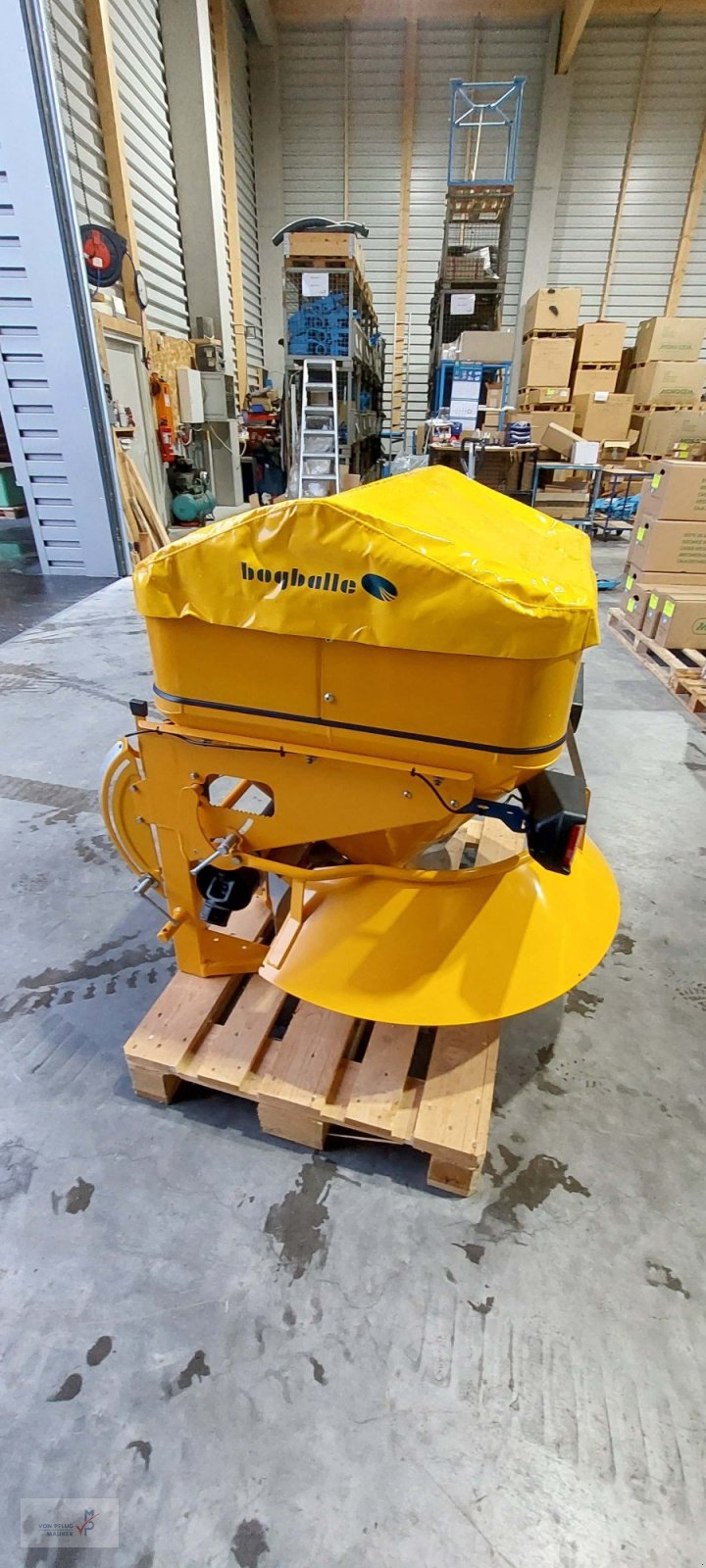 Sandstreuer & Salzstreuer Türe ait Bogballe S2, Neumaschine içinde Mahlberg-Orschweier (resim 3)
