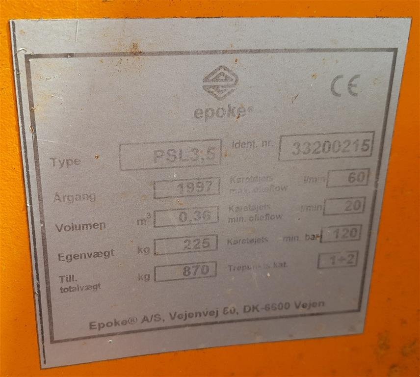 Sandstreuer & Salzstreuer of the type Epoke PLS3,5, Gebrauchtmaschine in Horsens (Picture 6)