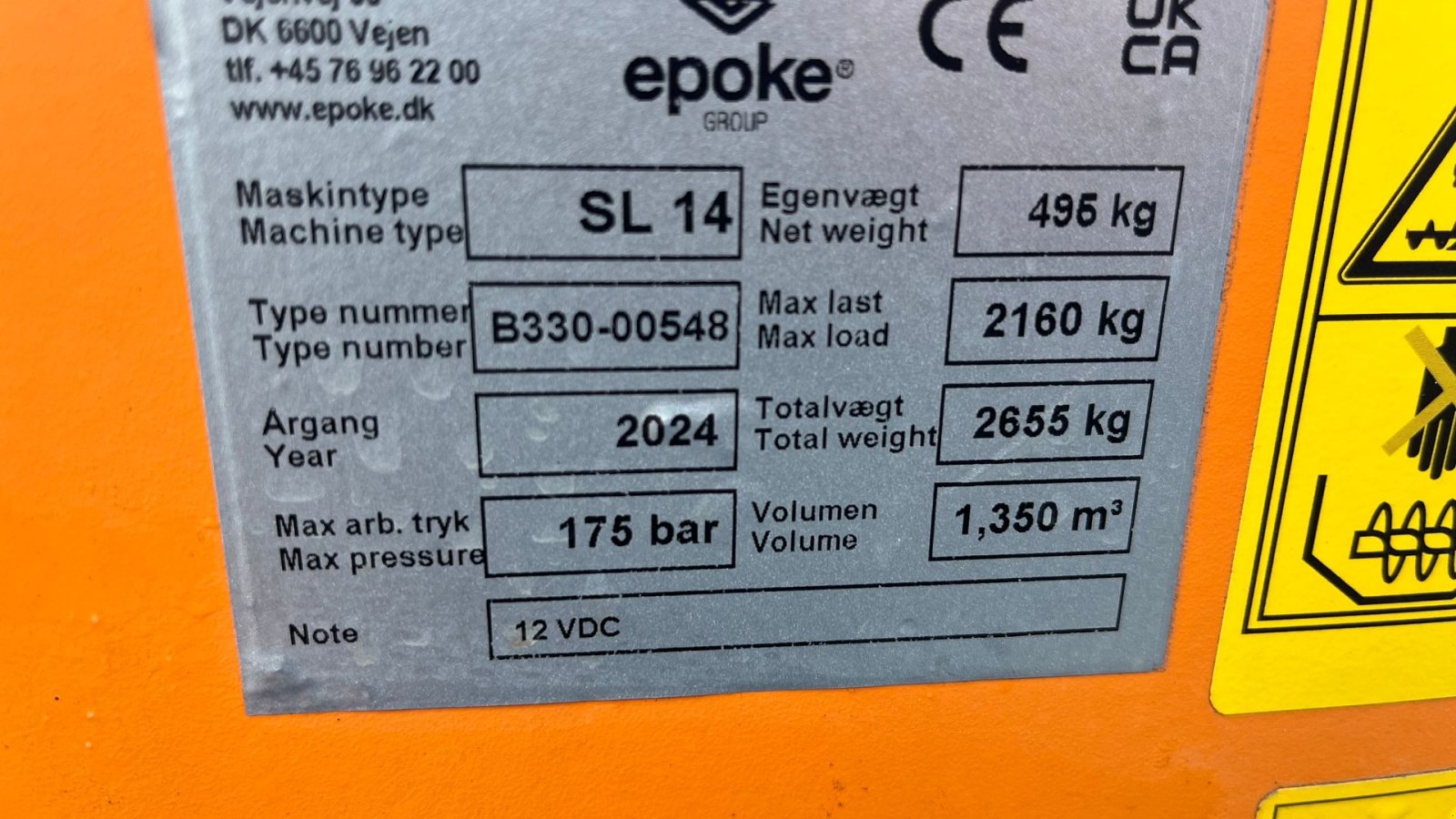 Sandstreuer & Salzstreuer typu Epoke SL 14 Salt/grus udligger, Gebrauchtmaschine w Rønnede (Zdjęcie 13)