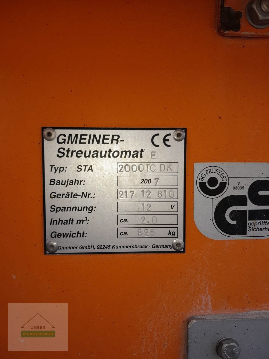 Sandstreuer & Salzstreuer typu Gmeiner 2000TC DK, Gebrauchtmaschine v Freistadt (Obrázek 1)