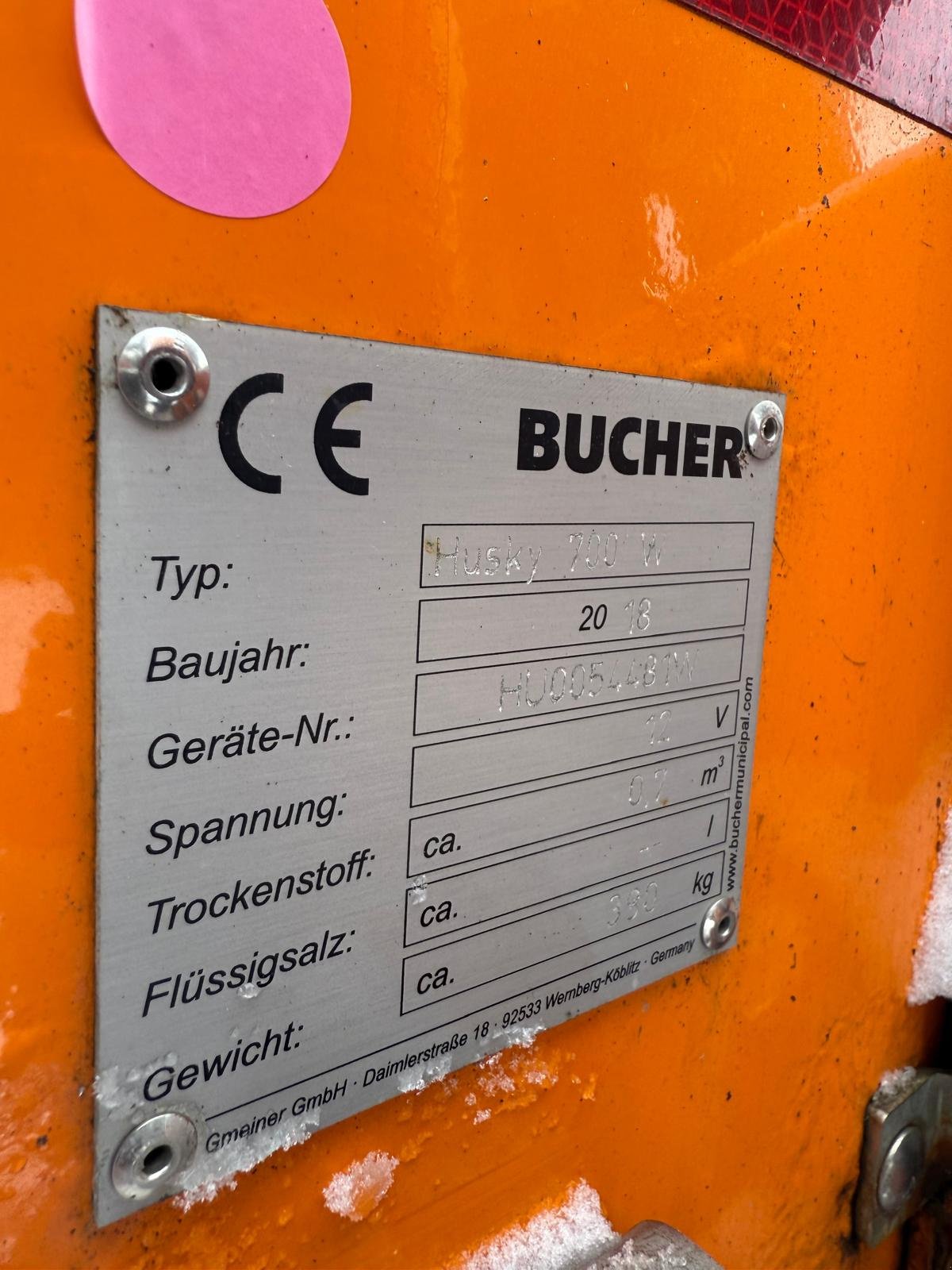 Sandstreuer & Salzstreuer des Typs Gmeiner Husky 700W, Gebrauchtmaschine in Wiedemar (Bild 4)