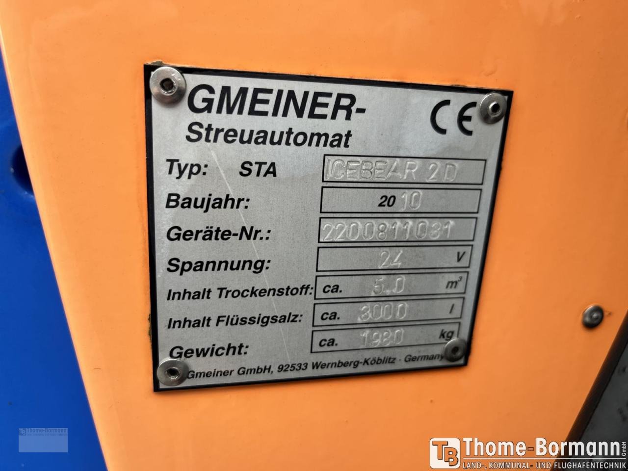 Sandstreuer & Salzstreuer des Typs Gmeiner Icebear 2D, Gebrauchtmaschine in Prüm (Bild 7)