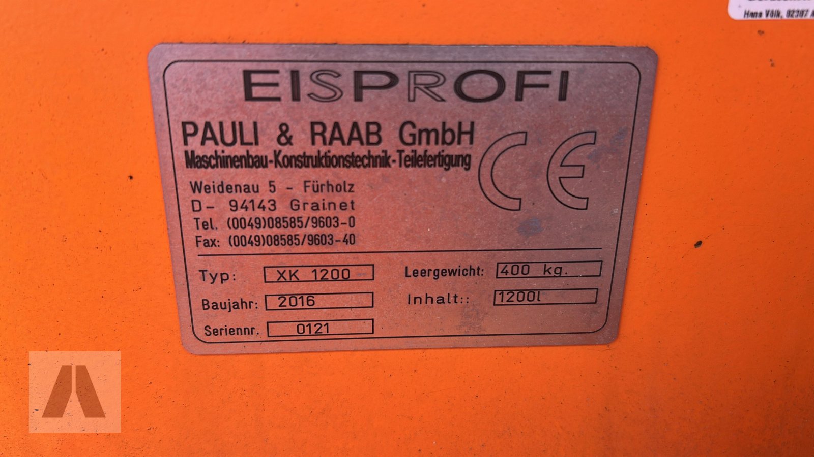 Sandstreuer & Salzstreuer typu Hauer Eisprofi XK 1200, Gebrauchtmaschine v Eching (Obrázek 5)