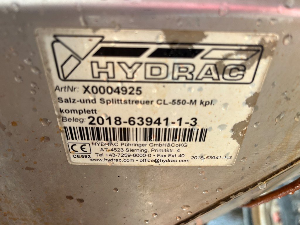 Sandstreuer & Salzstreuer typu Hydrac CL 550, Gebrauchtmaschine v Helgisried (Obrázek 8)