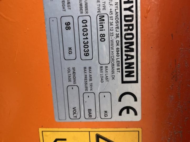 Sandstreuer & Salzstreuer del tipo Hydromann MINI 80, Gebrauchtmaschine en Odder (Imagen 1)