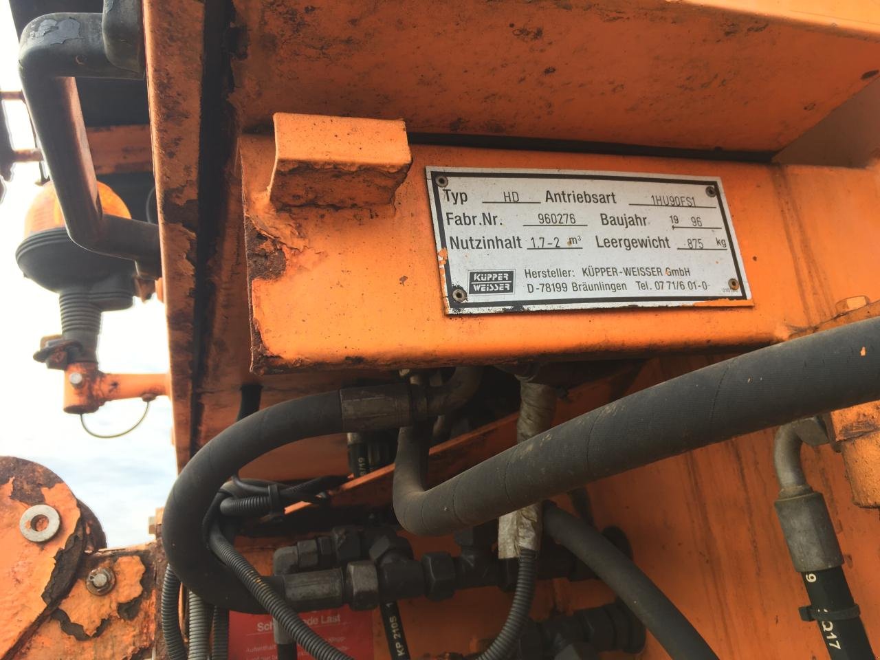 Sandstreuer & Salzstreuer typu Küpper Weisser HD, Gebrauchtmaschine w Zweibrücken (Zdjęcie 7)