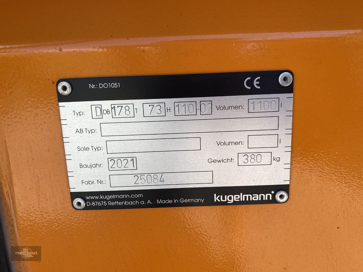 Sandstreuer & Salzstreuer a típus Kugelmann D1102 Zweikammer - Tellerstreuer, Gebrauchtmaschine ekkor: Rankweil (Kép 13)