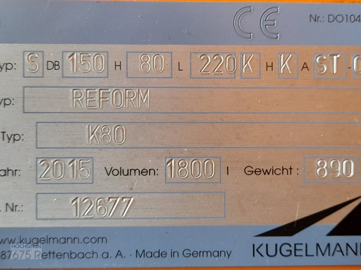 Sandstreuer & Salzstreuer des Typs Kugelmann Duplex Inox, Gebrauchtmaschine in Heidelberg - Rohrbach Süd (Bild 6)