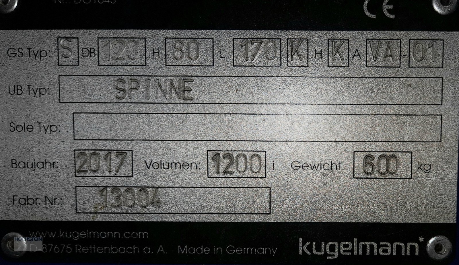 Sandstreuer & Salzstreuer a típus Kugelmann Duplex Inox, Gebrauchtmaschine ekkor: Heidelberg - Rohrbach Süd (Kép 4)