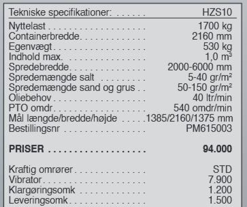 Sandstreuer & Salzstreuer типа PRONAR HZS10, Gebrauchtmaschine в Vrå (Фотография 5)