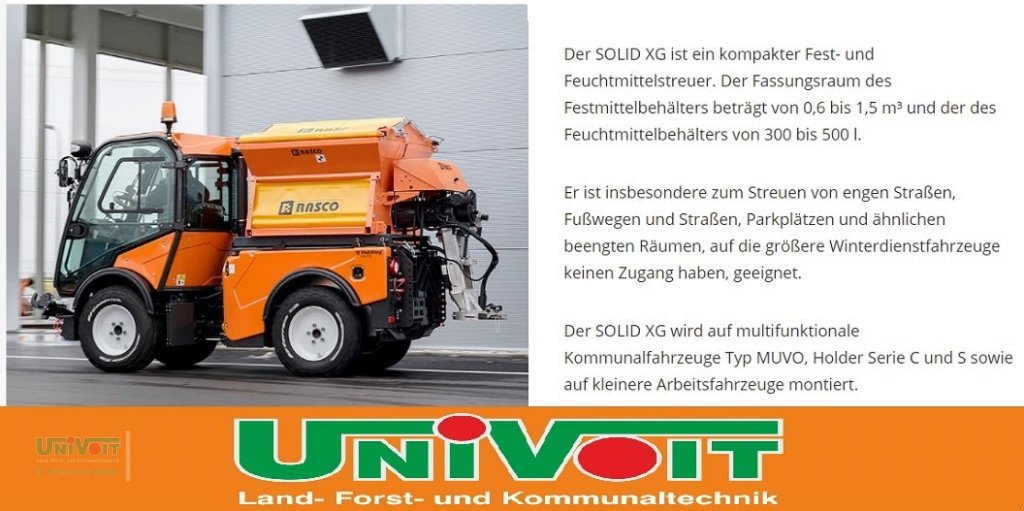 Sandstreuer & Salzstreuer of the type Rasco Rasco Solid XG Salzstreuer für Multihog / Holder, Neumaschine in Warmensteinach (Picture 14)