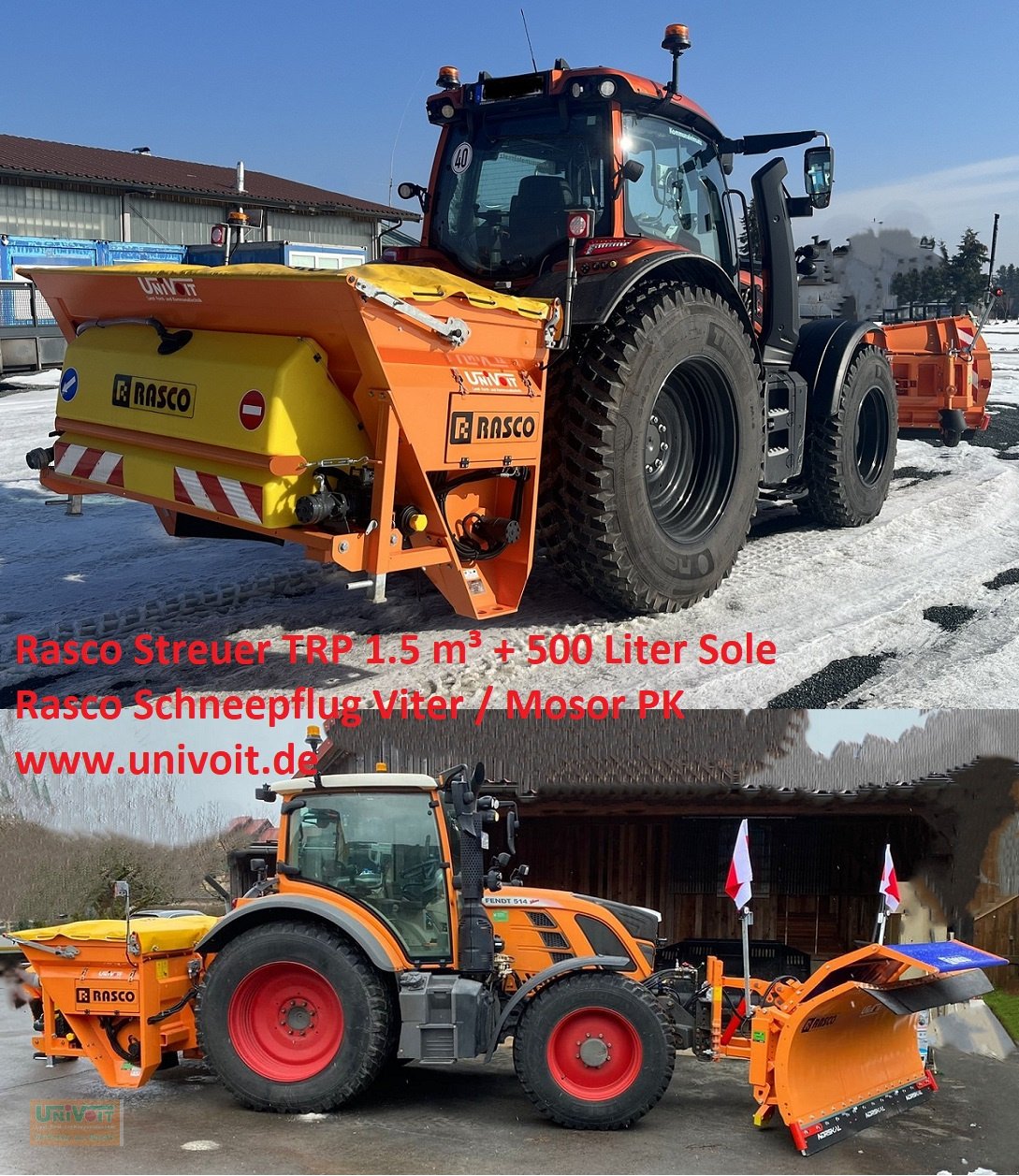 Sandstreuer & Salzstreuer des Typs Rasco TRP 1.5m³ + 500 Liter Sole (Feuchtsalz), Neumaschine in Warmensteinach (Bild 2)