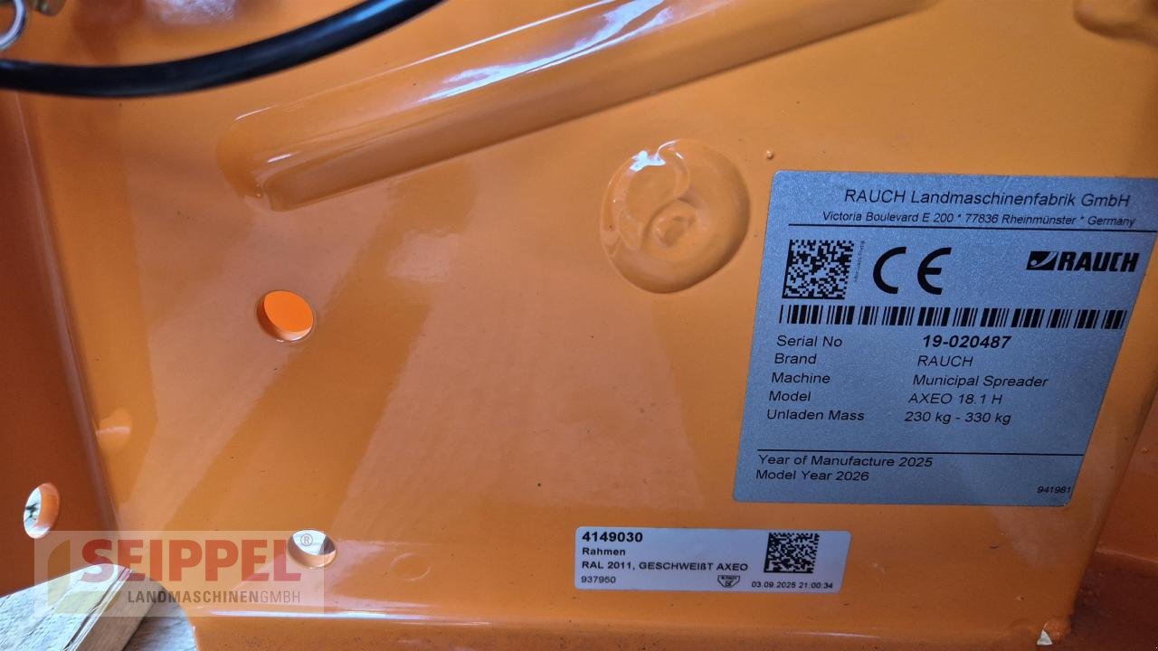 Sandstreuer & Salzstreuer del tipo Rauch AXEO 18.1 H, Neumaschine en Groß-Umstadt (Imagen 7)