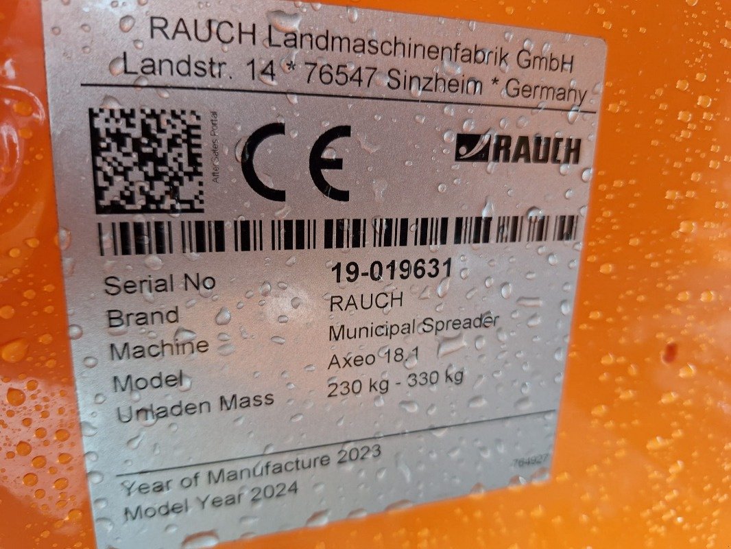 Sandstreuer & Salzstreuer typu Rauch AXEO 18.1 H, Neumaschine w Sittensen (Zdjęcie 11)