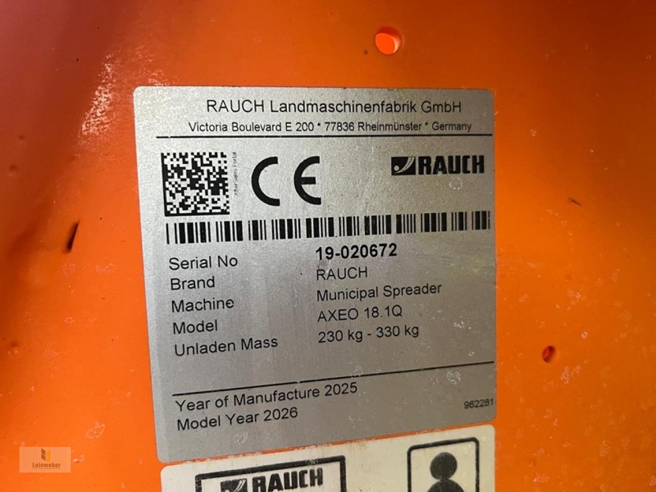 Sandstreuer & Salzstreuer типа Rauch Axeo 18.1 Q, Neumaschine в Neuhof - Dorfborn (Фотография 7)