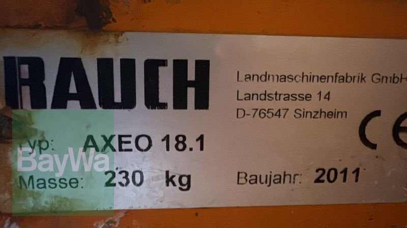 Sandstreuer & Salzstreuer типа Rauch AXEO 18.1, Gebrauchtmaschine в Fürth (Фотография 6)