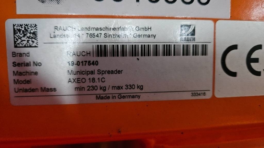 Sandstreuer & Salzstreuer of the type Rauch Axeo 18.1C, Gebrauchtmaschine in Ringe (Picture 6)